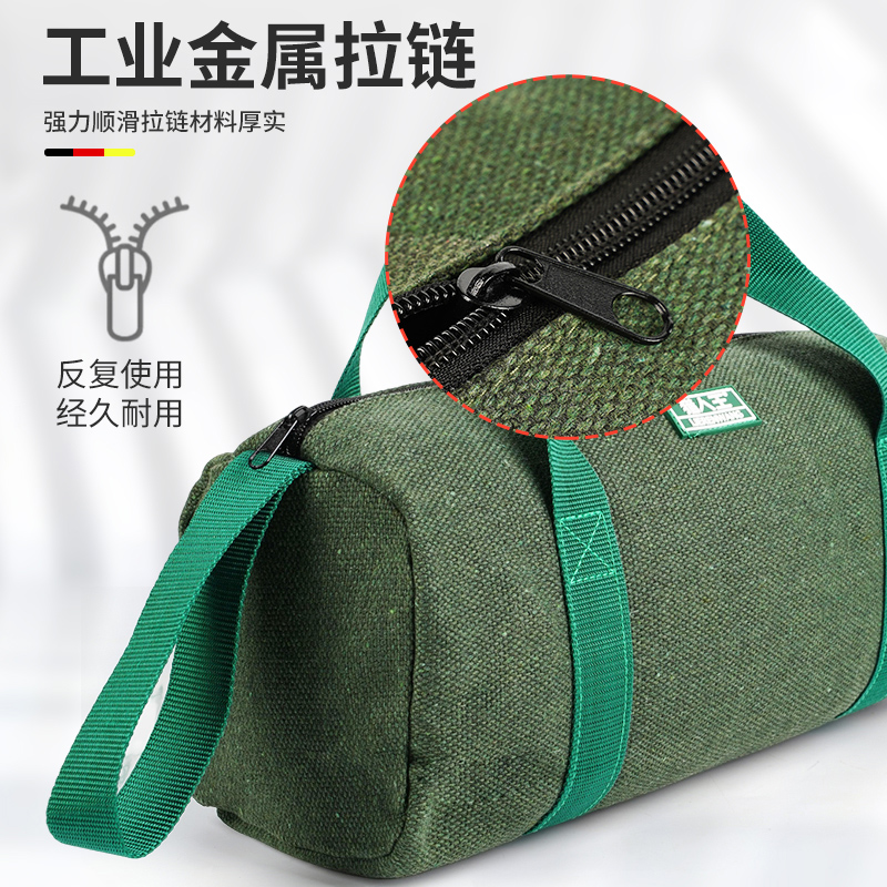 Kit de herramientas grueso bolsa de lona resistente al desgaste electricista carpintería paquete de reparación de automóviles bolsa de hardware bolsa de almacenamiento