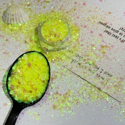 Dırnaq bəzəkləri: Art Glitter Transparent DIY - 1710-30ml