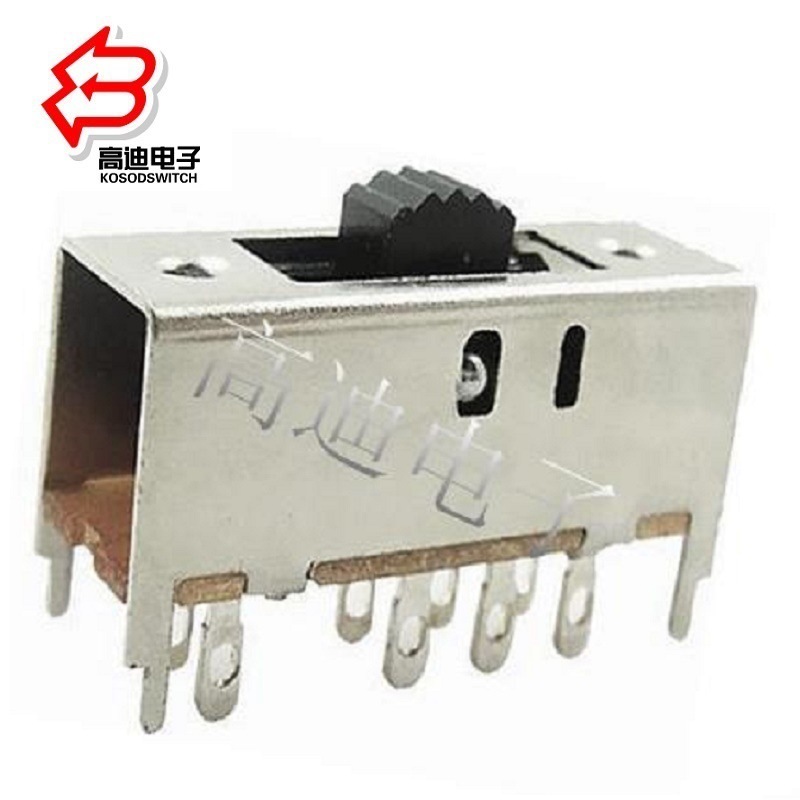 3档拨动开关焊线式  3段滑动开关档位清晰  3位拨码开关大行程4.0