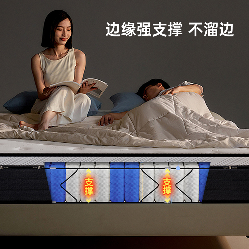 独立袋装弹簧乳胶家庭用床垫厚30cm家用卷包卧室软垫工厂直销|undefined