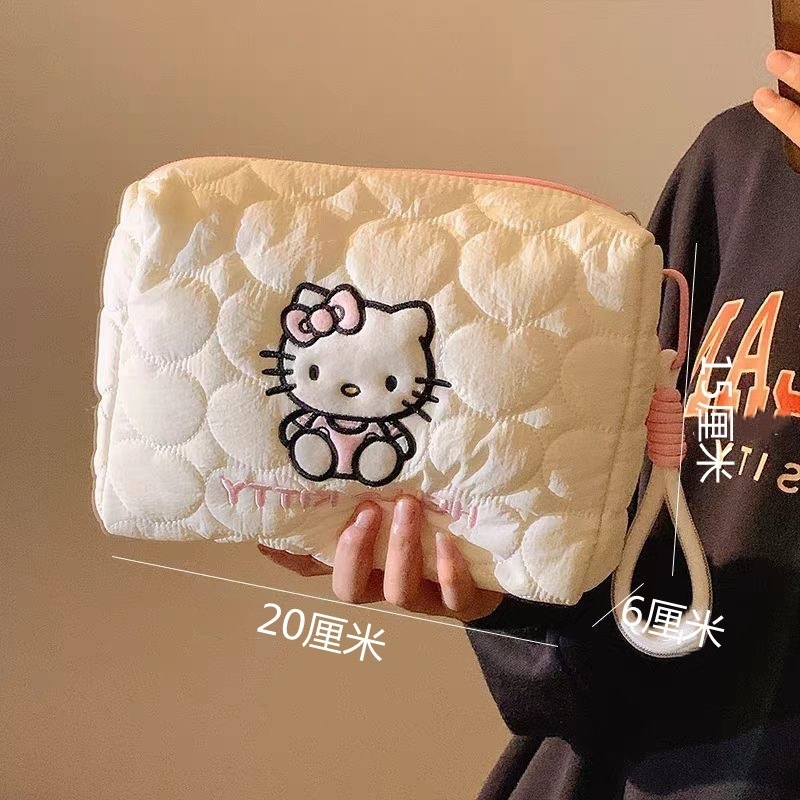 新款大容量护肤品收纳可爱洗漱包袋便携式日系女女手提化妆包包邮|undefined