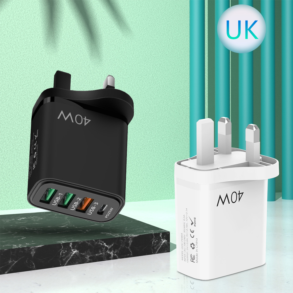 영국-영국 규격-3족-(PC+ABS 난연재질)(3.1A)