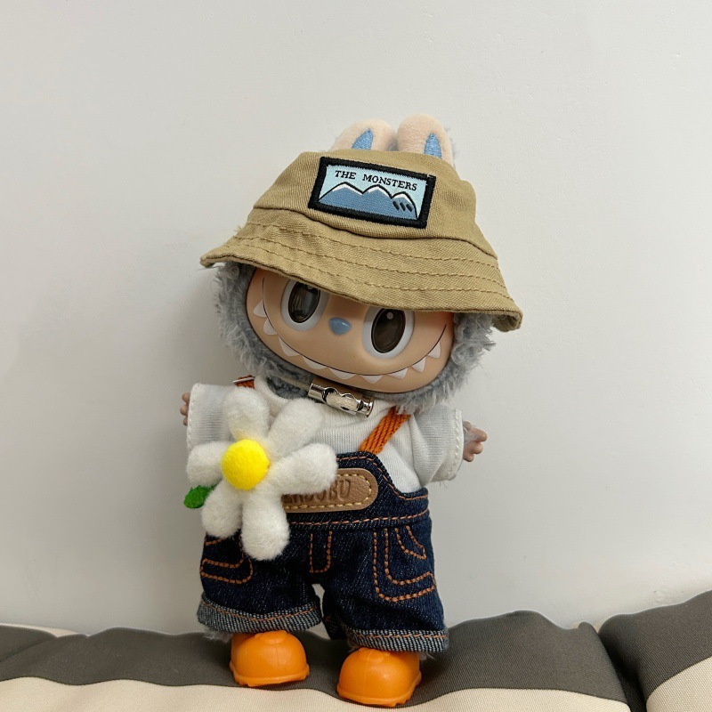 labubu娃衣春日小野服装穿搭17cm拉布布一二三代盲盒公仔服饰换装|undefined