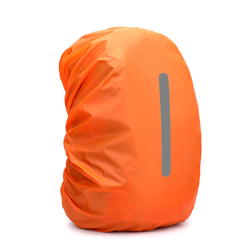 Mochila de montaña al aire libre cubierta a prueba de lluvia mochila de hombro universal cubierta a prueba de lluvia cubierta a prueba de polvo mochila escolar cubierta a prueba de agua logotipo de impresión reflectante
