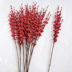 春の花束のクロスボーダーの祝日の装飾のシミュレーション梅の花のベリーの人工PE巻きジャスミンの工場の現物