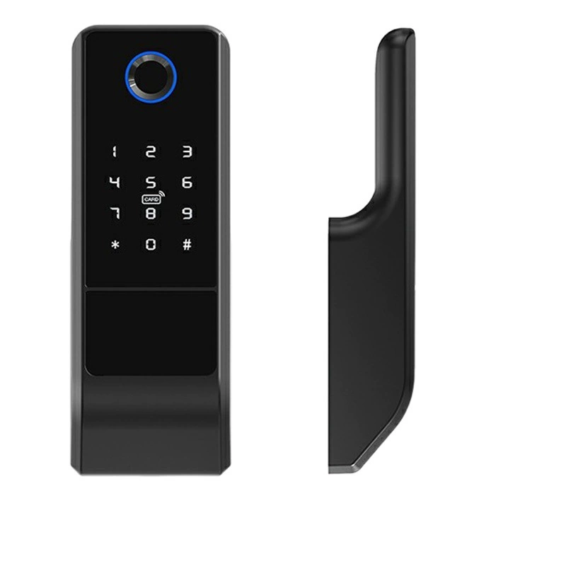 Модернизированная водонепроницаемая наружная железная дверь, замок с отпечатками пальцев, уличная старомодная дверь, умный замок с двумя отпечатками пальцев Tuya Graffiti, пароль для квартиры