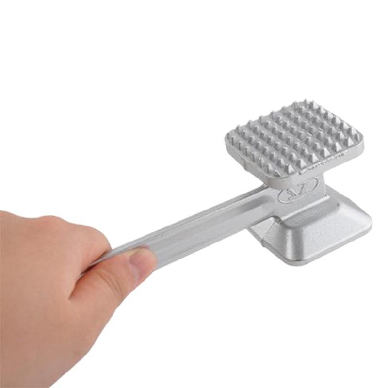 Bendición de la cocina aleación de aluminio martillo de carne de doble cara gadget de cocina hilo de res martillo de carne grande utensilios de cocina image 1