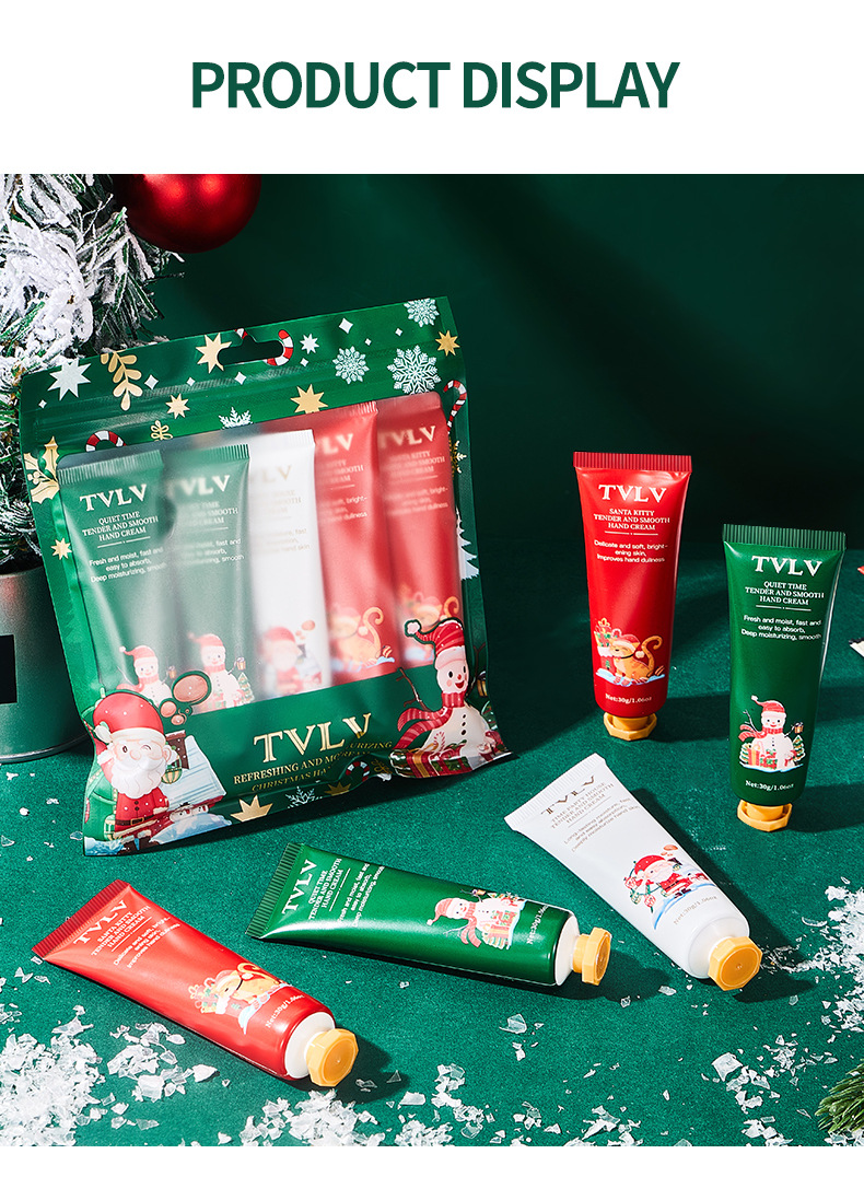 170g Weight Hand Cream Personal Care Type 1 Set Quantity Paste Material Christmas Festival Letter Pattern Elegant, Lady, Simple Style Style Letter Hand Cream Elegant Lady Simple Style Personal Care 12