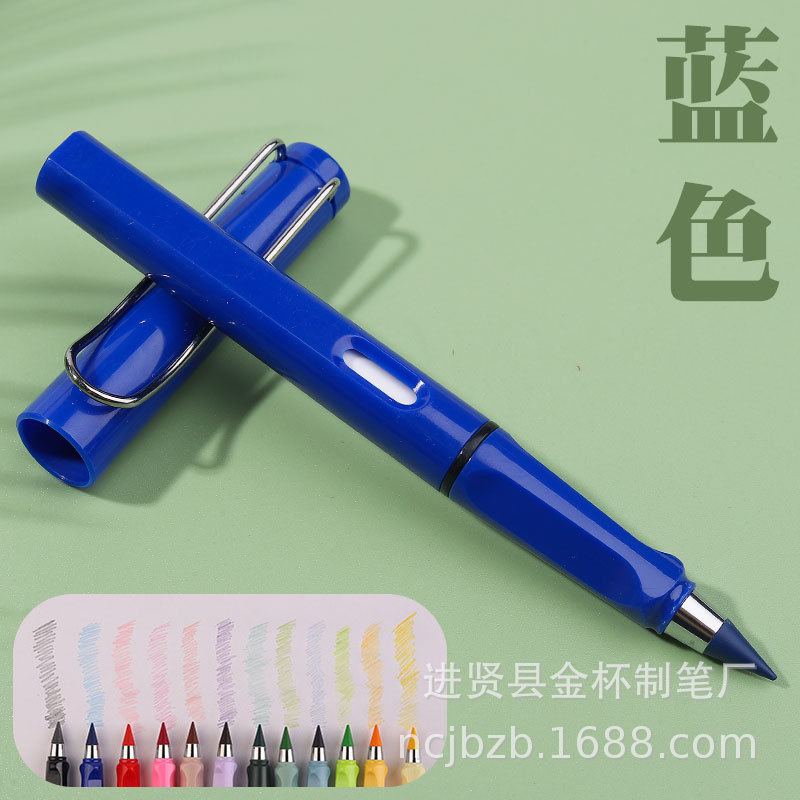 Estudiantes populares en línea populares de primaria y secundaria, lápiz eterno, tecnología negra, borrable, sin cortes, no es fácil de romper, reemplazar lápiz HB