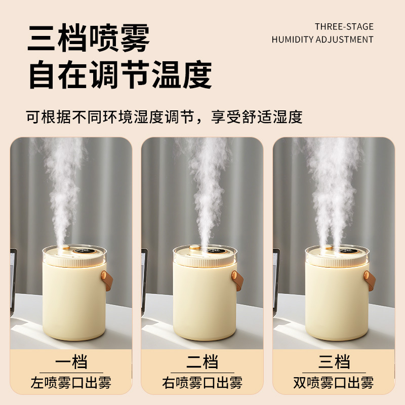 2025新款加湿器家用双喷大雾USB夜灯空气办公室宿舍桌面加湿器APP|undefined