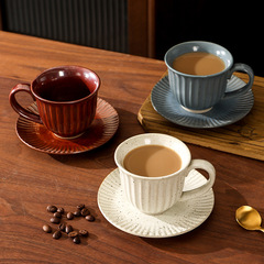 日本式レトロ創意粗陶コーヒー陶磁器カップ手沖中古風牛乳コーヒー午後茶事務室カップ