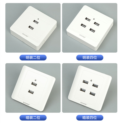 Wholesale G12 series USB plug, dual-port and quad-port USB phone charger, 36V to 5V construction site 36V USB plug