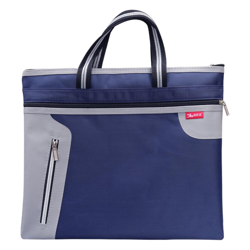 New Briefcase Oxford Cloth Document Bag Manufacturer Production and Sales Business Office Bag Making Logo