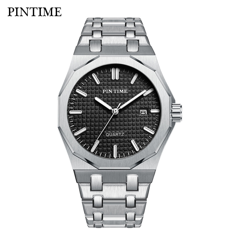 Pintime Swiss Men's Watch Dropshipping Accessible Luxury Normcore Style Watch Men's High-End Waterproof Quartz Watch