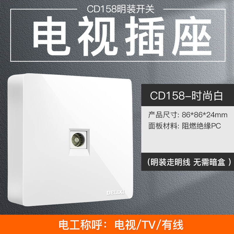 Surface Mounted TV socket