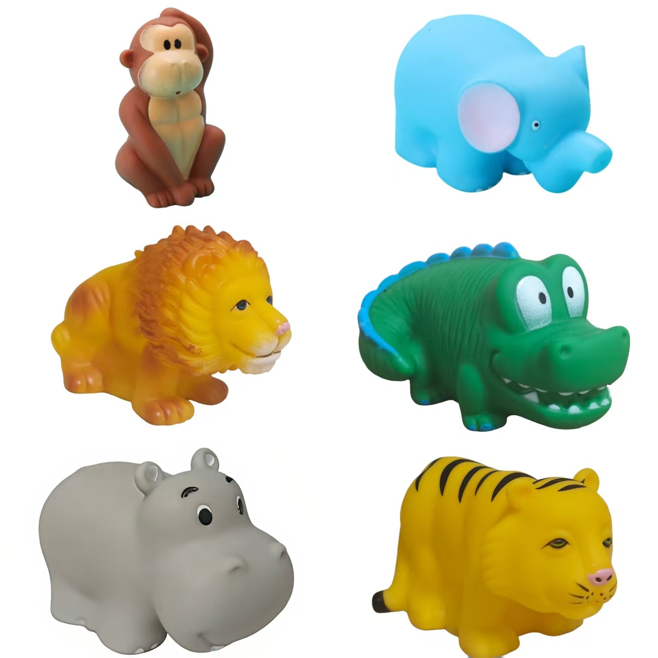 Baby Bath and Swimming Toys, Vinyl Lion, Tiger, Animal, Dinosaur, Children's Water Toys, Bath Toys Wholesale
