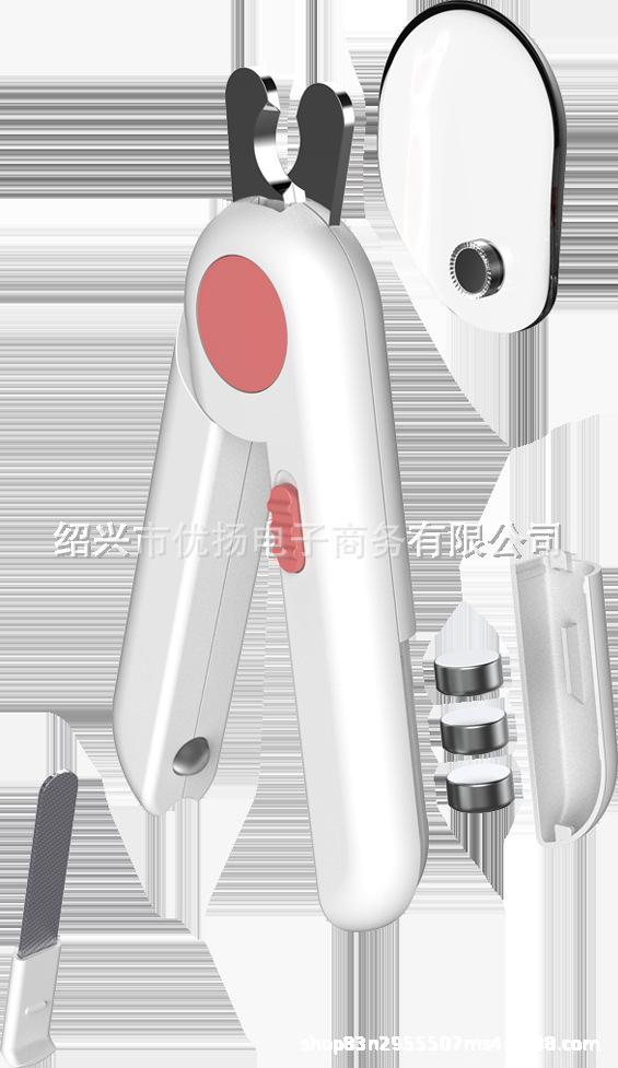 Transfronterizo Amazon mini limpieza de mascotas uñas cortaúñas gato perro cortaúñas LED línea de sangre