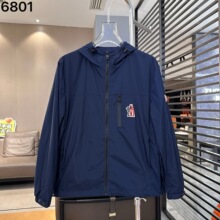 欧货正确版本 春夏季新款潮牌M家连帽风衣 时尚薄款男士夹克外套