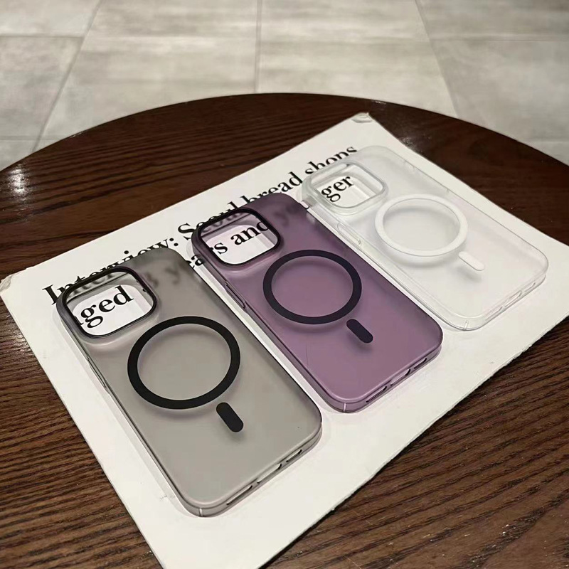 Magnetic Matte Phone Case For Iphone 17 Pro Max 16 13 12 Unisex_voghion.com
