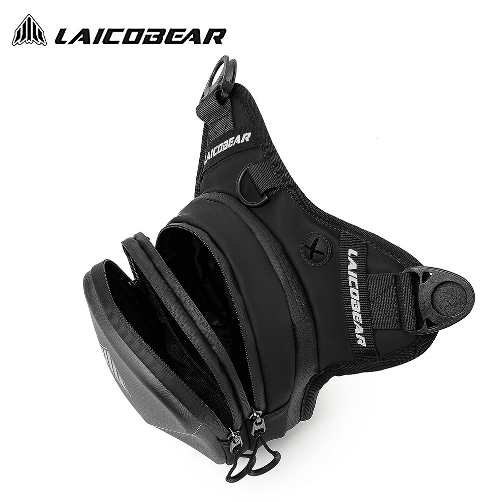 Nuova attrezzatura per motocicletta con marsupio da ciclismo multifunzionale riflettente per gamba in fibra di carbonio mimetica_voghion.com