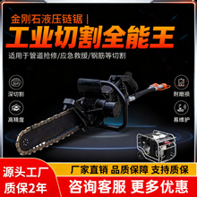 破碎镐圆盘锯金刚石马路切割链锯手持式链锯液压工具组液压动力站