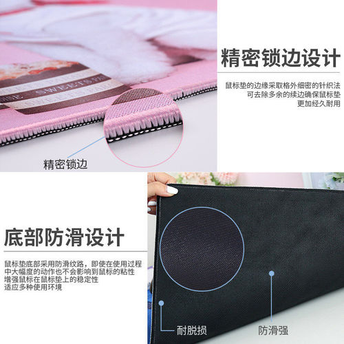 Van Gogh Oil Painting Mouse Mat Extra Large Creative Computer Anti-Slip Monet Retro Art Large Desktop Table Mat Thickened