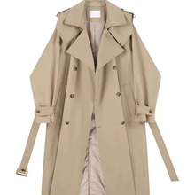 中长款风衣外套双排扣战壕男2025春秋季英伦感痞帅大衣披风斗篷潮