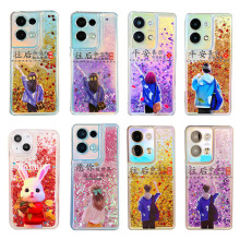 流沙手机壳适用OPPO/华为/小米新款中国风透明防摔女款跨境发苹果