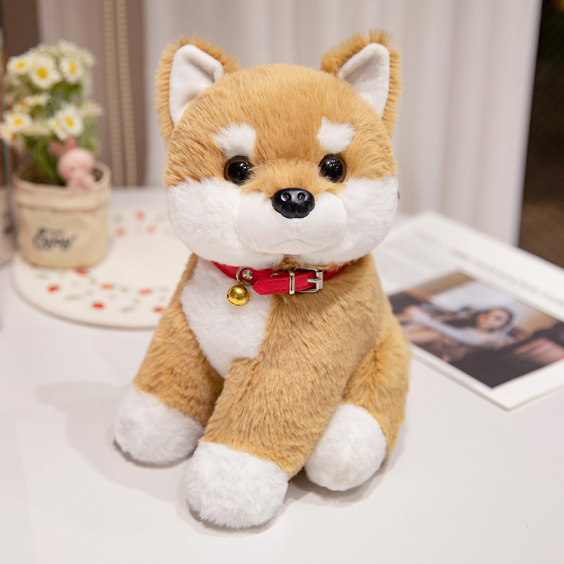 越境呆萌犬ぬいぐるみかわいい動物置物玩具子供の日誕生日プレゼント卸売り|undefined
