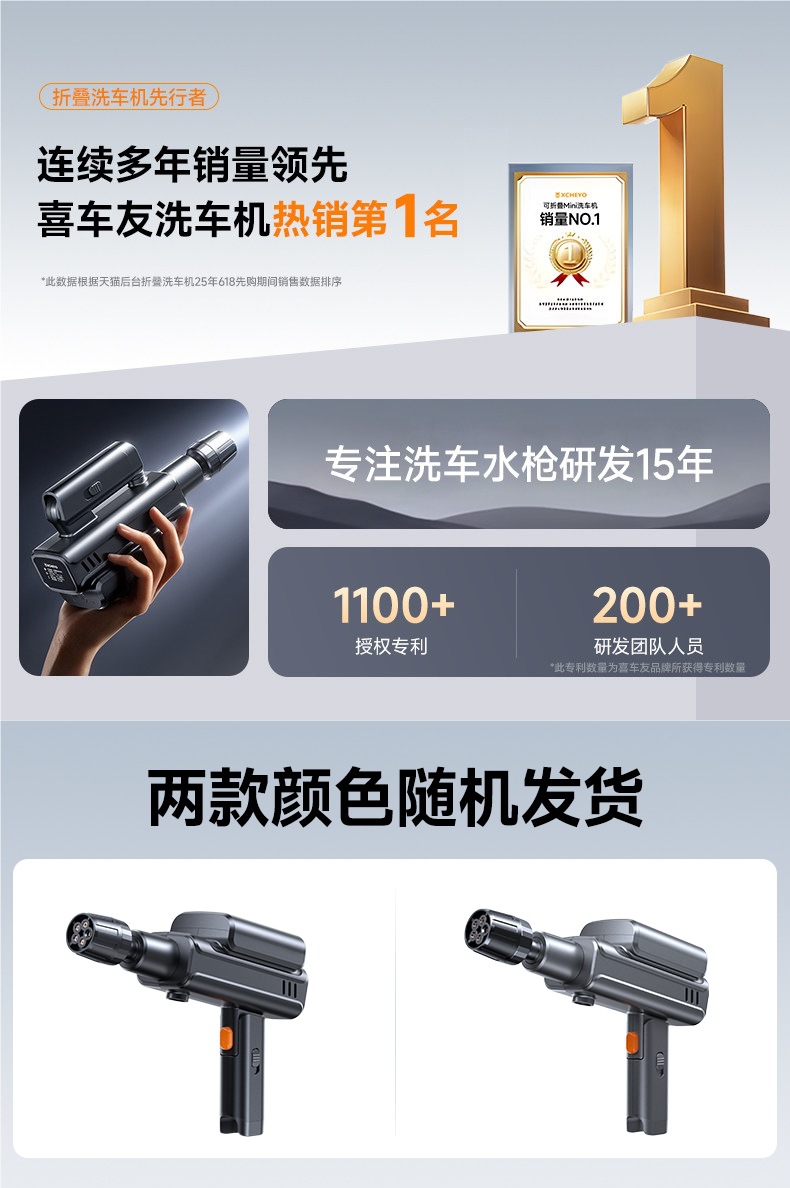 Wireless Car Washing Machine, High-Pressure Water Gun, Household Electric Lithium Battery, 2026 New Model Cleaning Machine, Powerful Booster Device