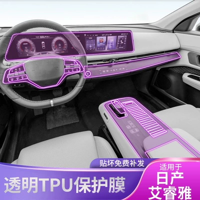 Suitable for Nissan Ariya Interior Modification Center Console Interior Panel Decoration Modification Special Accessories