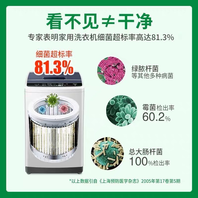 【全机型通用】清莱姿洗衣机清洁除菌液强力祛垢深层养护免拆清洁|undefined