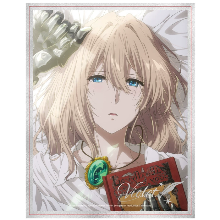 [Flash] Галактика Анимация Violet Evergarden сломанный цветок серия лазерный билет карточка-подборная коробка подвеска