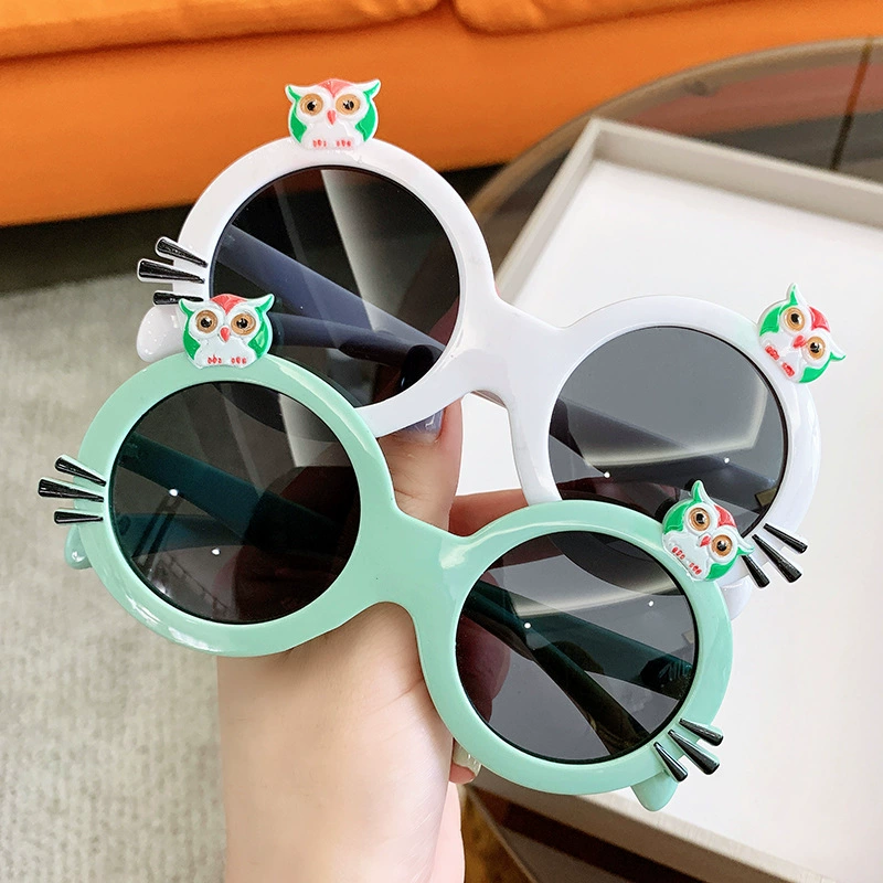 Children's glasses, cartoon toy, UV sunglasses solar-powered, UV protection