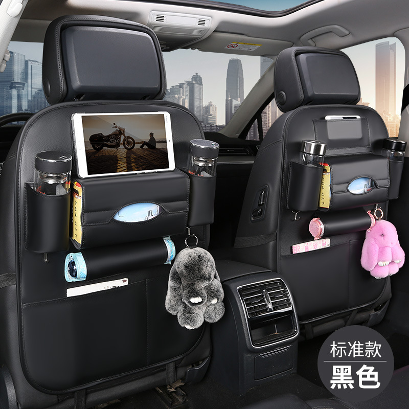 Bolsa de almacenamiento trasera para asiento de automóvil bolsa colgante para mesa de comedor infantil trasera para automóvil bolsa de almacenamiento multifuncional bolsa de almacenamiento