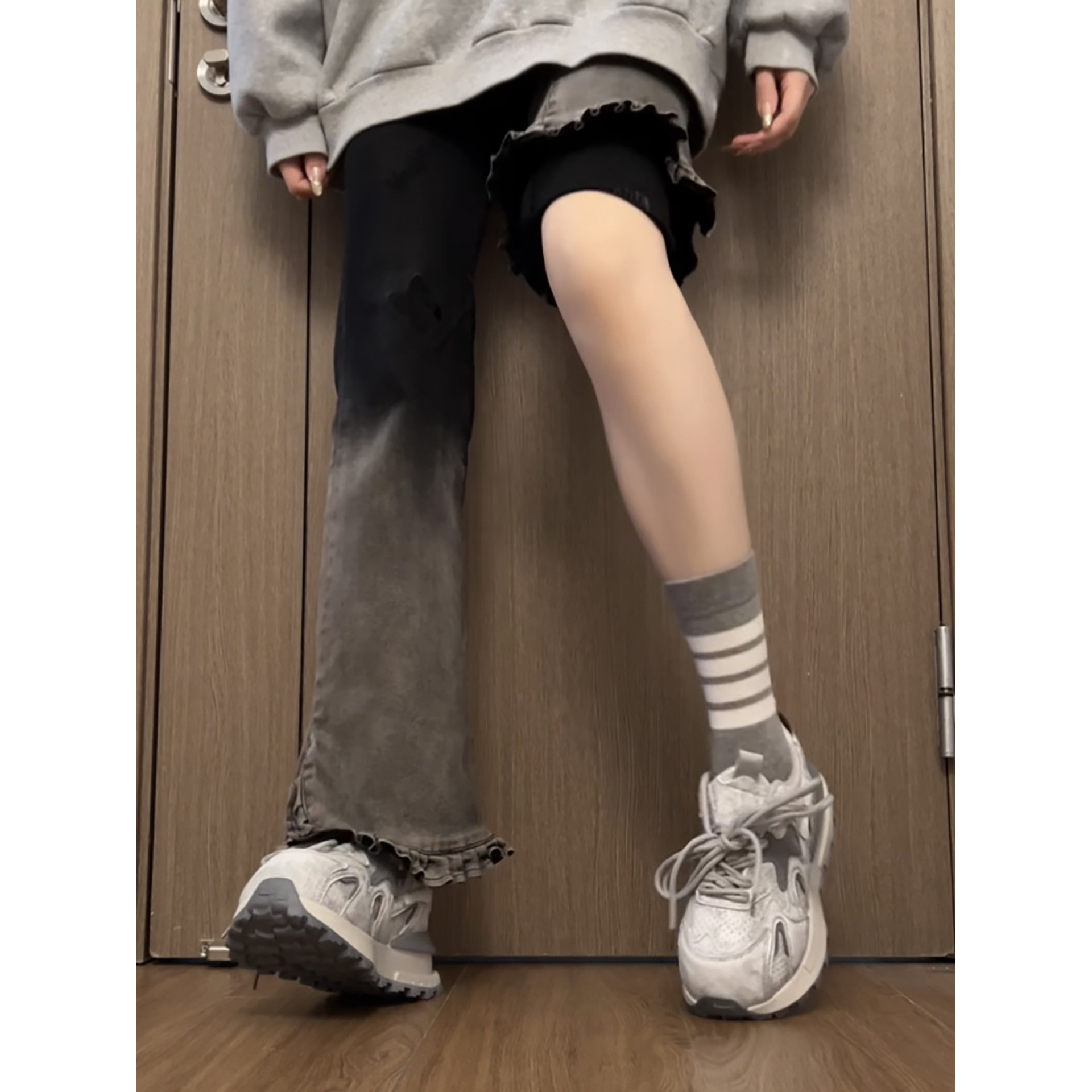 Queen Style Retro Small Height-Increasing Thick-Soled Moral Training Shoes for Women 2025 New Autum Casual Forrest Gump Sneakers