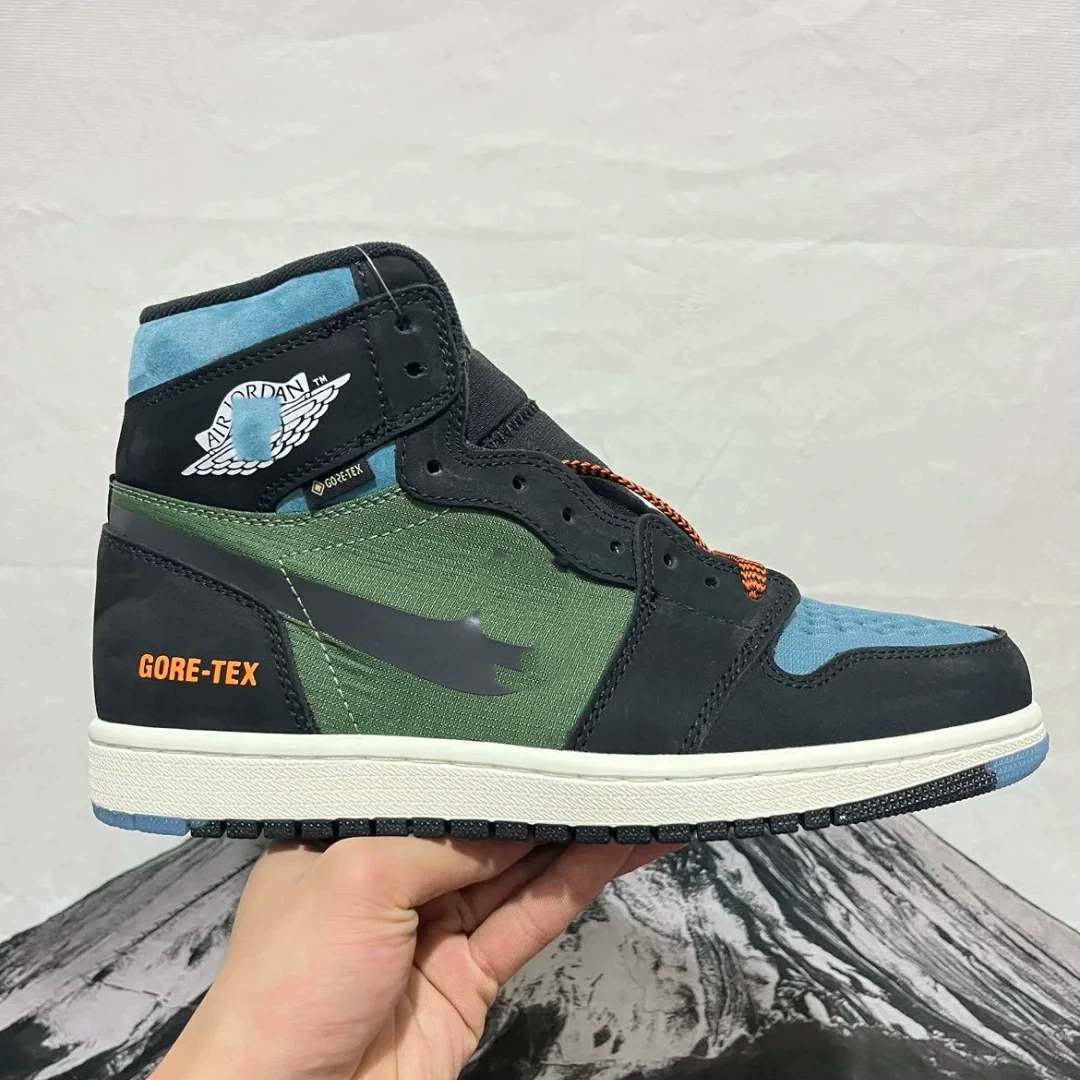 Putian AJ1 высокие баскетбольные кроссовки OFF-WHITE повседневная спортивная обувь ретро универсальная обувь для пар модная обувь