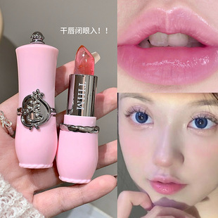 Makeup Tiiim Jelly Color-Changing Lipstick Moisturizing Lip Balm Pouty Lip Moisturizing Mirror Lipstick Long-Lasting Temperature Change Cross-Border