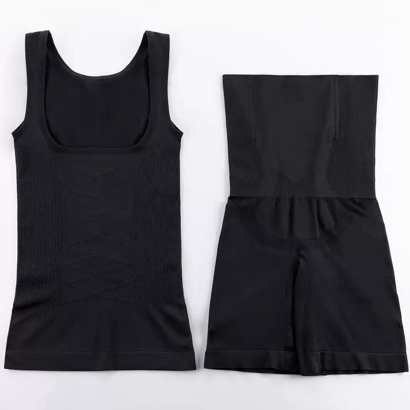 厂家直销塑身衣收腹裤套装束腰塑形修身塑身上衣美体束身分体套装