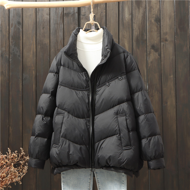 Women's Clothing Lightweight short winter coats jacket for women new winter coats stylish fashion women's clothing small stand collar winter coat_voghion.com