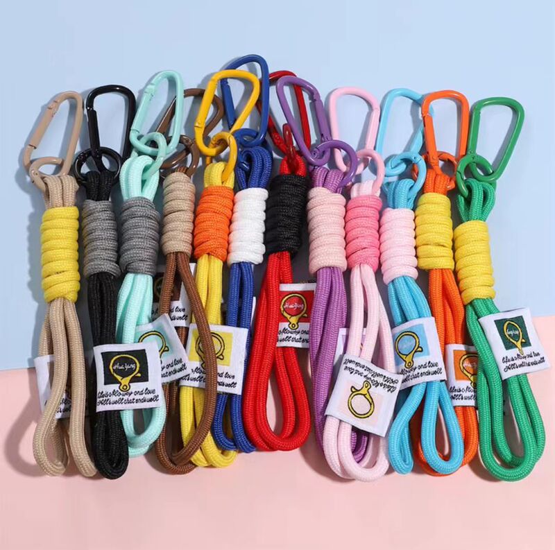 Wholesale Keychain Carabiner Doll Pendant Mobile Phone Pendant Mobile Phone Chain Plush Toy Trendy Good Thing Lanyard