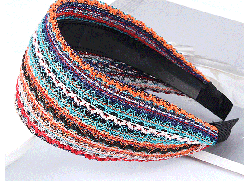 Ethnic Style Geometric Cloth Hair Band display picture 3