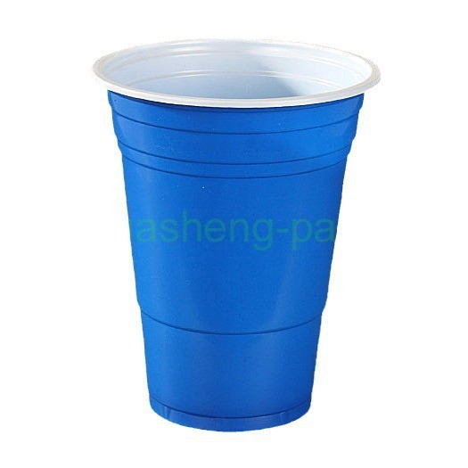 供应一次性PP,PS塑料双色水杯，PP双色杯,PS双色杯