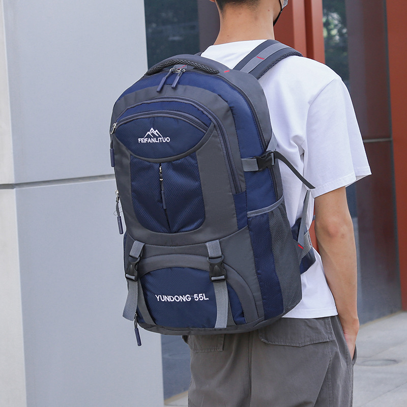 跨境货源新款户外运动登山包男旅游双肩包徒步大容量背包一件代发