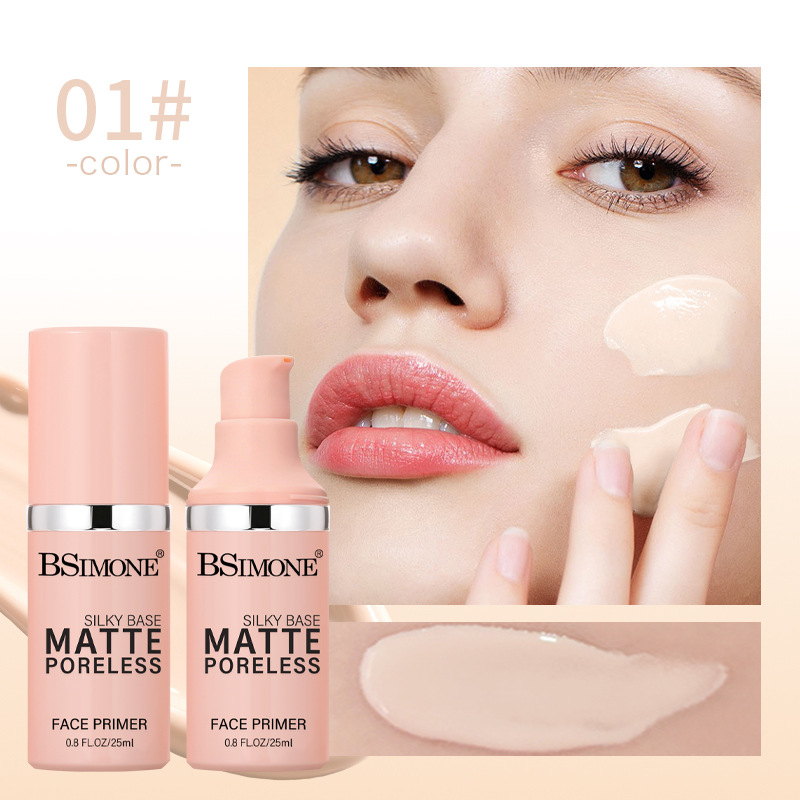 Base de maquillaje mate aislante, prebase de maquillaje de larga duración que no se elimina, corrector 3 en 1 que ilumina el tono de piel, BB cream impermeable al por mayor