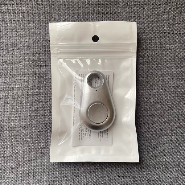 Drop-shaped silver [PE bag + without battery + instruction manual] ready for shipment