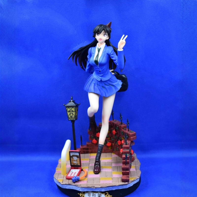 コナンGK火炎鳳凰灰原哀小蘭フィギュア置物 コナン工藤新一基德アニメフィギュアモデル|undefined