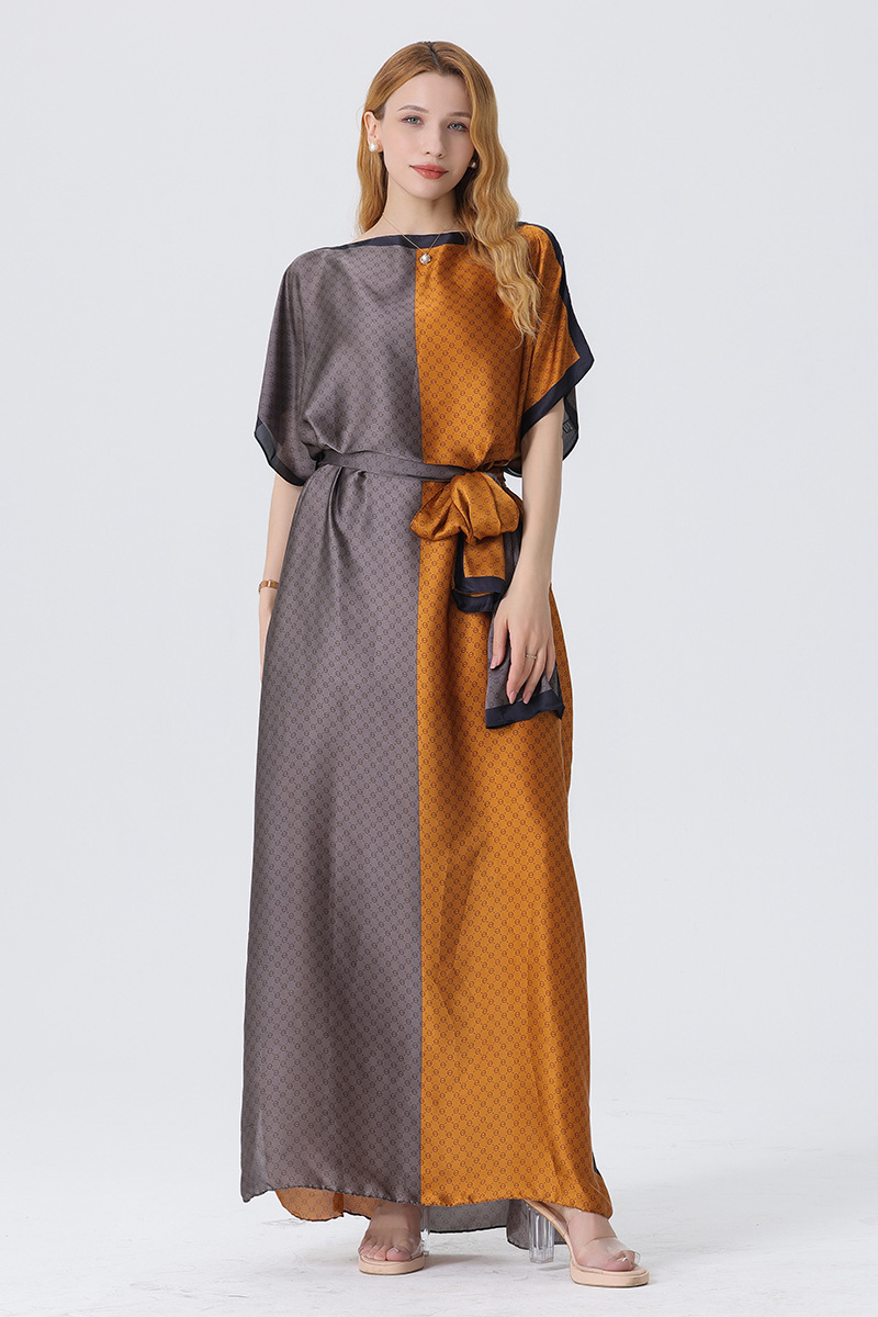 2025 primavera y verano nuevo Amazon venta rápida ropa malaya camisa de arena imitación seda brocado ropa de protección solar de vacaciones de playa