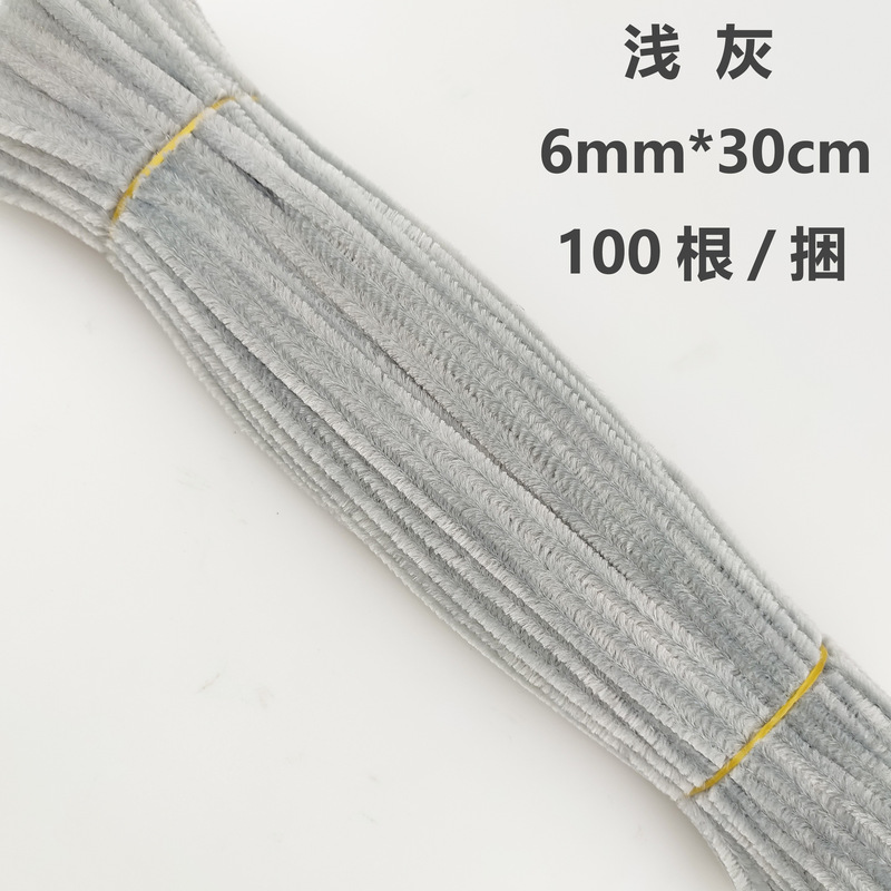 卸売り超密ツイスト棒安全カラー毛条純色毛根児童手作り材料包益智玩具|undefined