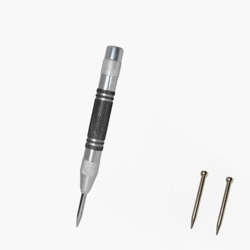 Punzón de punto de posicionamiento de resorte automático nuevo tipo de aguja de colisión rompeventanas de escape punzón de muestra telescópico 130mm